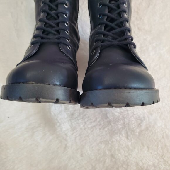MADDEN GIRL LACE UP MOTO STYLE BOOTS - Picture 7 of 15